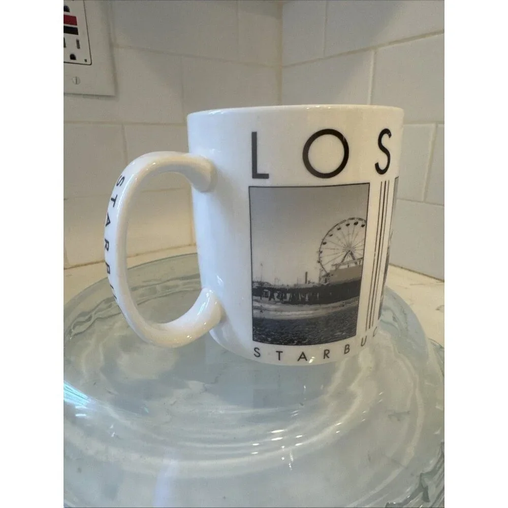 Starbucks 2005 City Scenes Series 18 oz Los Angeles Coffee Mug/Cup By Barista